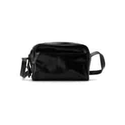 תיק צד רומי שחור מבריק - TES Leather Bags