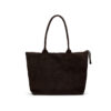 תיק נשיאה סטלה זמש חום שוקולד - TES Leather Bags