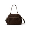 תיק נשיאה צ'ארלי נובוק שוקולד - TES Leather Bags