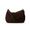 תיק עור צד ונשיאה קאיה נובוק שוקולד - TES Leather Bags